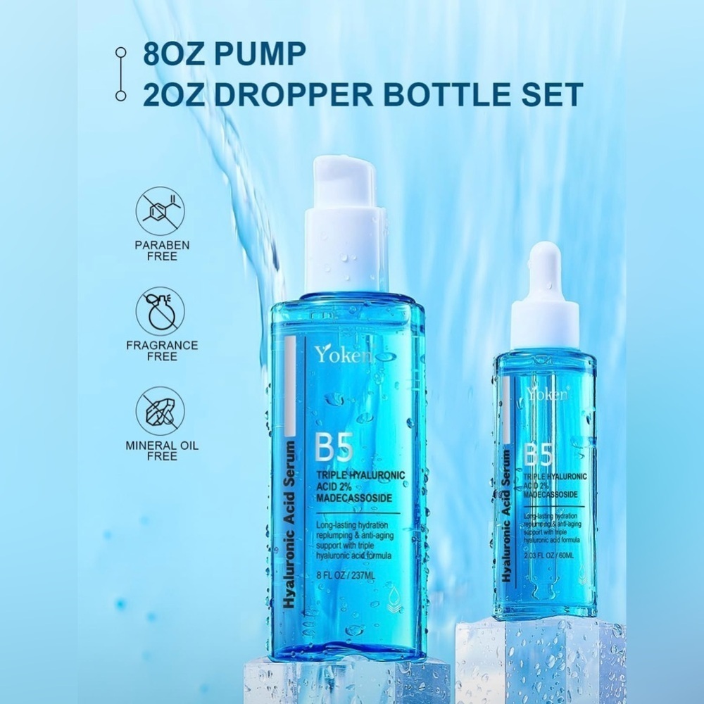 Triple Hyaluronic Acid, Luxury Skincare Serum Set Anti-aging Wrinkle Hyd…​​​ - Picture 4 of 6